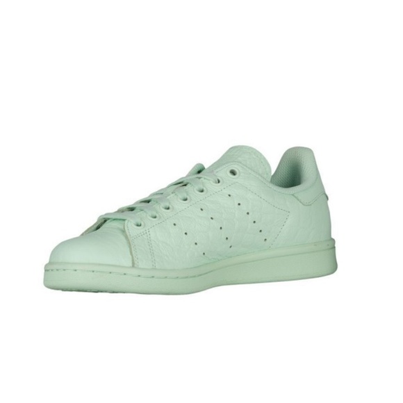 Adidas Stan Smith W Frog Green Leather Trainers - Picture 2 of 8
